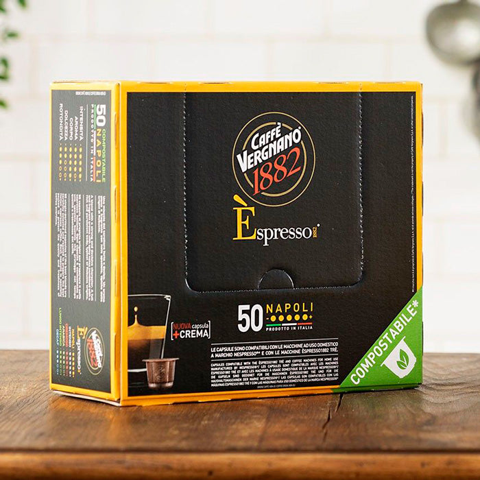 50 CAPSULAS ÈSPRESSO1882 Napoli + 10 Cápsulas Descafeinadas de regalo !